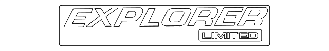 6L2Z-7842528-E Деталь NAMEPLATE