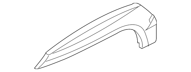 87711-1F000 Деталь WHEEL FLARE, LEFT