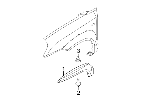 Sportage EXTERIOR TRIM - FENDER