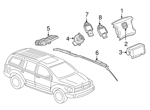 Durango AIR BAG COMPONENTS
