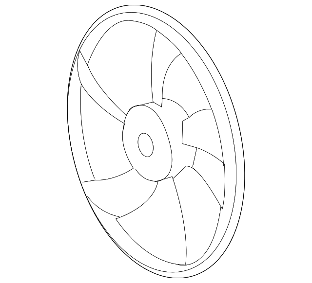 16361-31070 Деталь FAN BLADE, LEFT