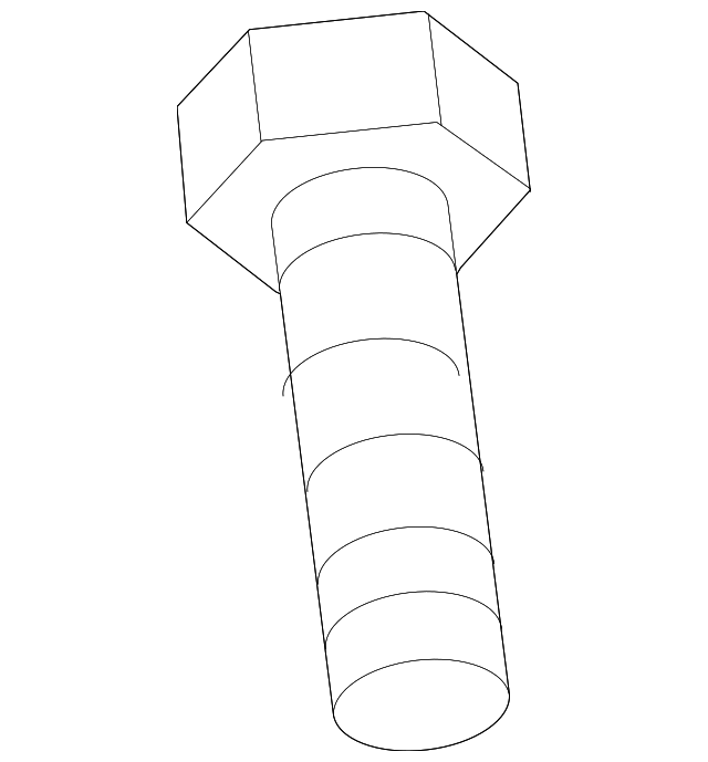 6035155 Деталь MOUNT BOLT, RIGHT