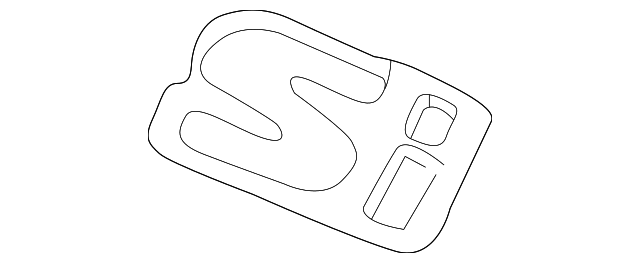 75723-S02-A11ZB Деталь STICKER, RR. (TYPE01) (SI)(DOLPHIN GRAY/