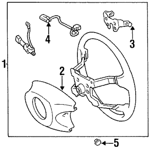 Previa STEERING WHEEL & TRIM
