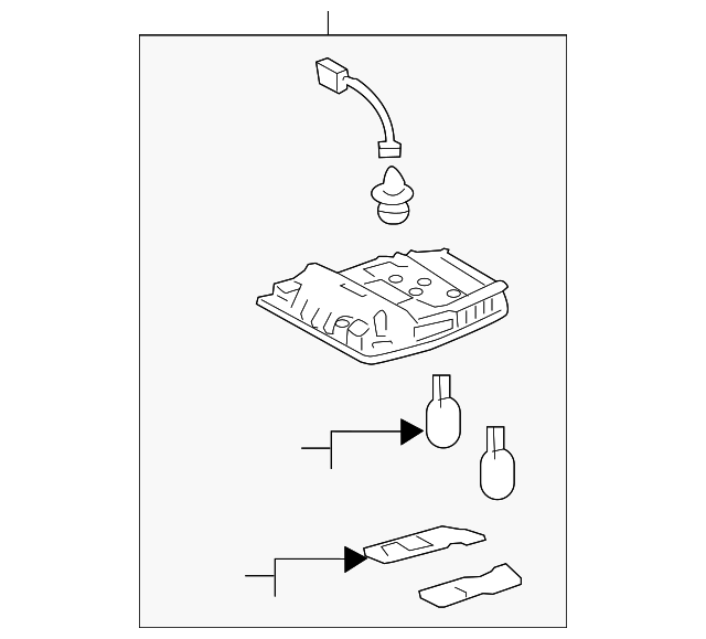 81260-47230-B0 Деталь MAP LAMP ASSY