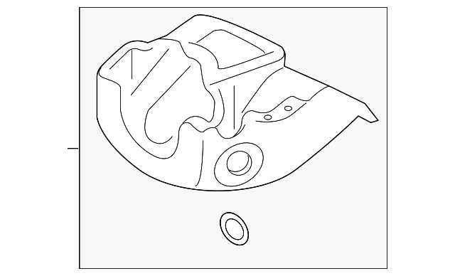 84851-3S100-HZ LOWER CLMN COVER