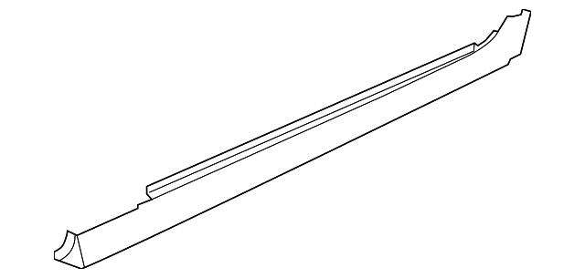92159857 ROCKER MOLDING, LEFT