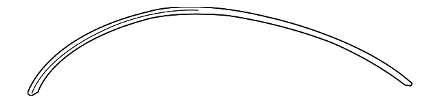 92254889 REVEAL MOLDING, RIGHT