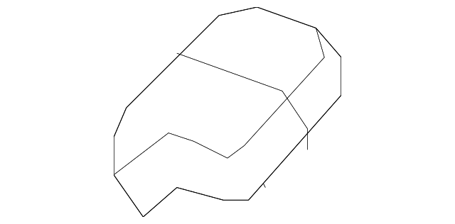 1LS28HDAAC Деталь SUNVISOR SUPPORT, LEFT