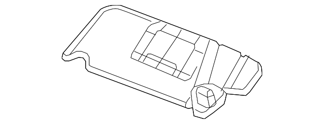 1LS27HDAAD Деталь SUNVISOR, RIGHT