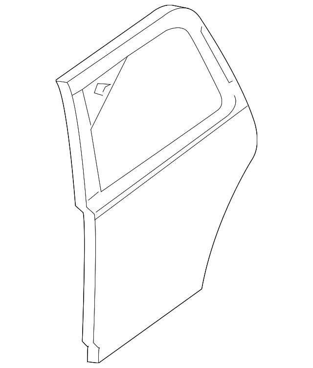 FL1Z-4024631-A Деталь DOOR SHELL, LEFT