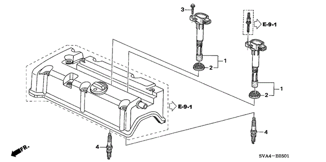 CIVIC COUPE PLUG HOLE COIL (2.0L)