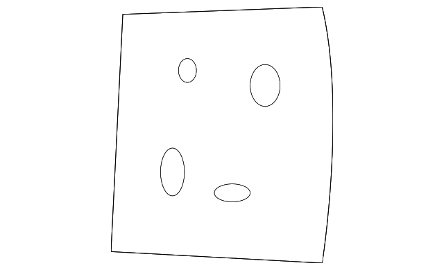 68101746AA Деталь SEAT BACK PAD, LEFT