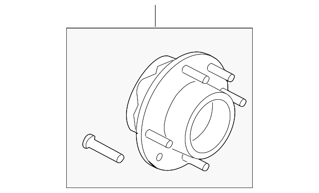 DC3Z-1104-A HUB & BEARING, RIGHT