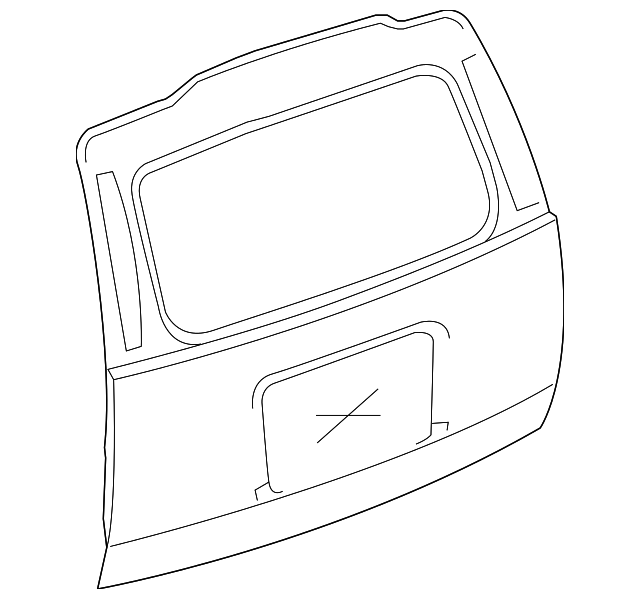 25993186 Деталь LIFT GATE