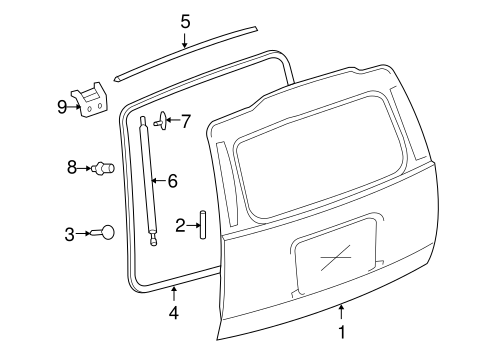 Escalade GATE & HARDWARE