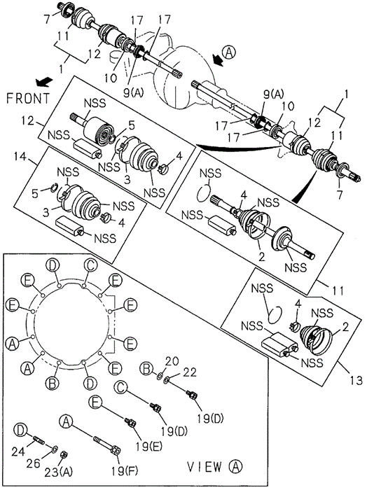 SLX DRIVESHAFT