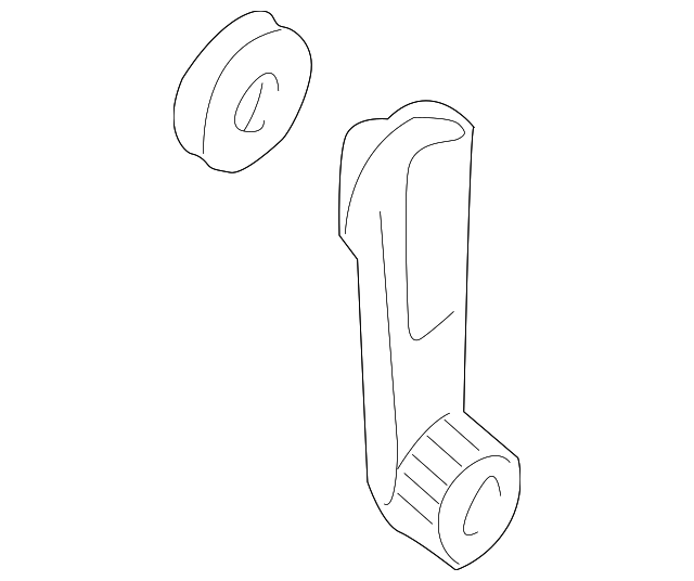 MR769311 Деталь REGULATOR HANDLE, LEFT