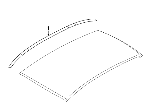 428i xDrive Gran Coupe EXTERIOR TRIM - ROOF