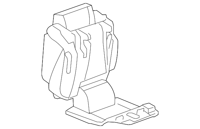 15887861 Деталь LOWER TRIM PANEL, LEFT
