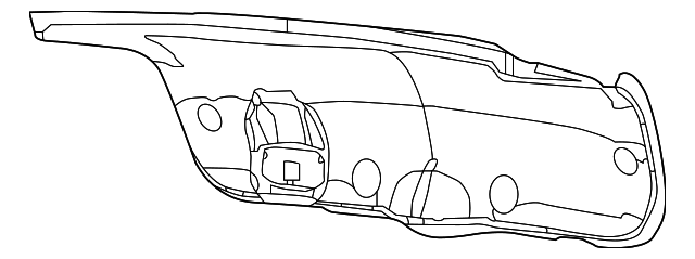 55315128AE Деталь TRUNK LID TRIM
