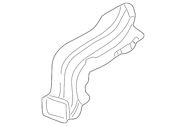 4D1-819-802-B Деталь DUCT, RIGHT