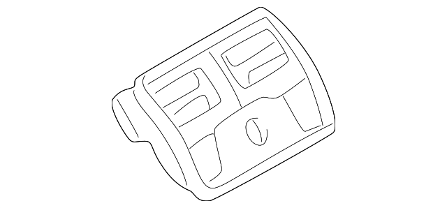 4D0-819-203-B-B98 Деталь VENT GRILLE