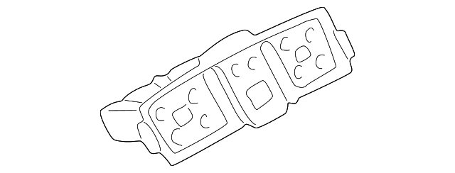 4D0-820-951-J-5PR Деталь VENT GRILLE