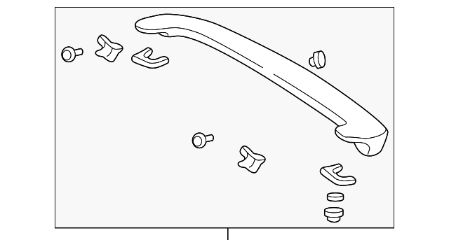 76871-42030-G0 Деталь SPOILER ASSY