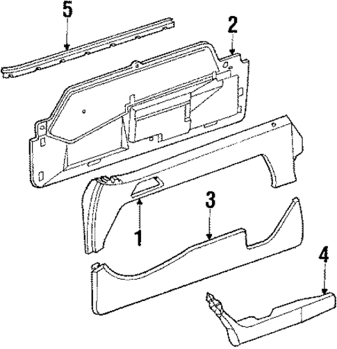 300CE DOOR TRIM PANEL