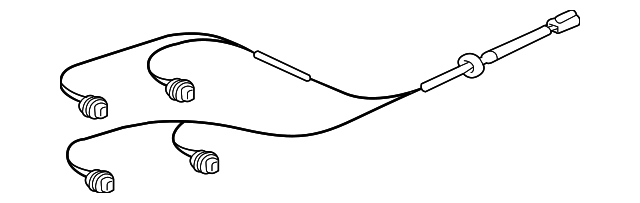 MN190283 SOCKET & WIRE, RIGHT