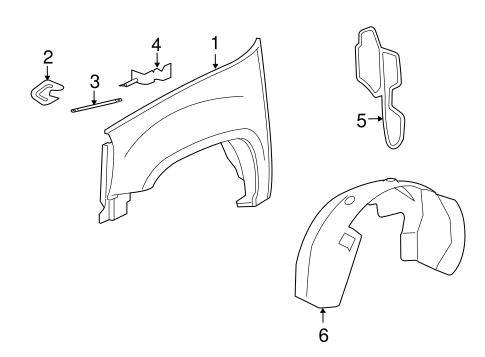 Escalade FENDER & COMPONENTS