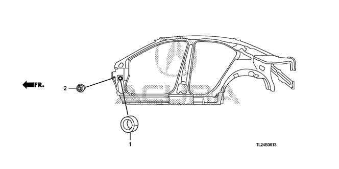 TSX SEDAN GROMMET (SIDE)