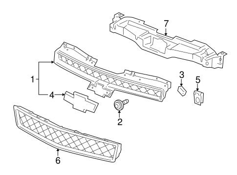 Tahoe GRILLE & COMPONENTS