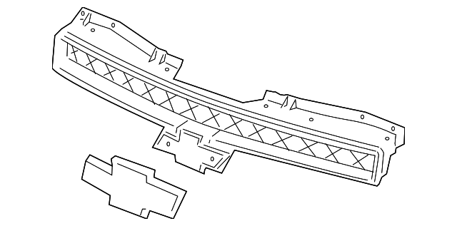 22830011 Деталь UPPER GRILLE