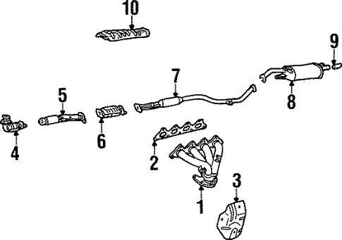 Mirage EXHAUST COMPONENTS 2