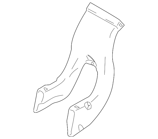 7466157L00 Деталь REAR DUCT