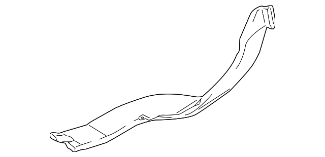 7465357L00 Деталь REAR DUCT, LEFT