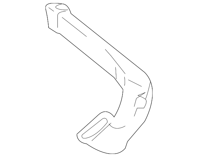 7368157L00 Деталь DEFROSTER DUCT, RIGHT