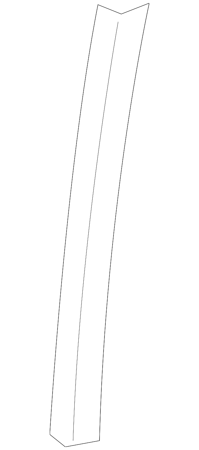 75953-60010 BLACK OUT TAPE, RIGHT