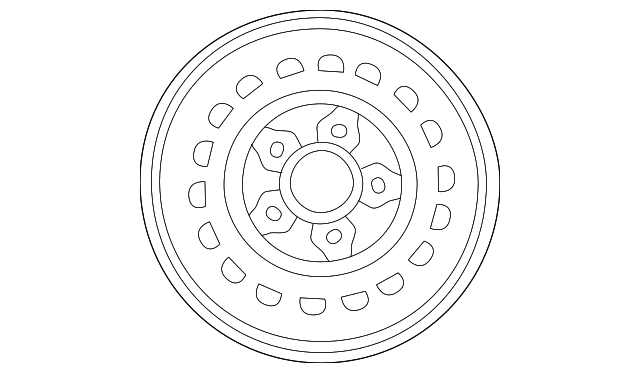 F65Z-1015-CA Деталь WHEEL, STEEL