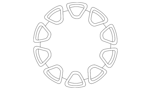 F85Z1007UB Деталь WHEEL, ALLOY