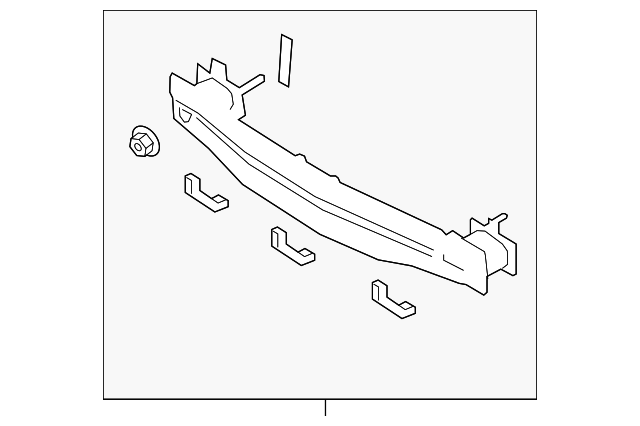 86630-3R600 Деталь IMPACT BAR