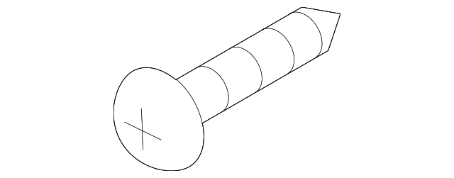 12493-05167E BUMPER COVER BOLT