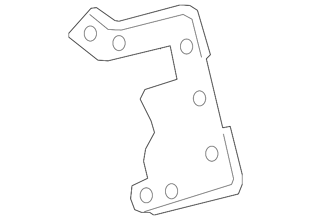 86211-04060 MOUNT BRACKET, LEFT