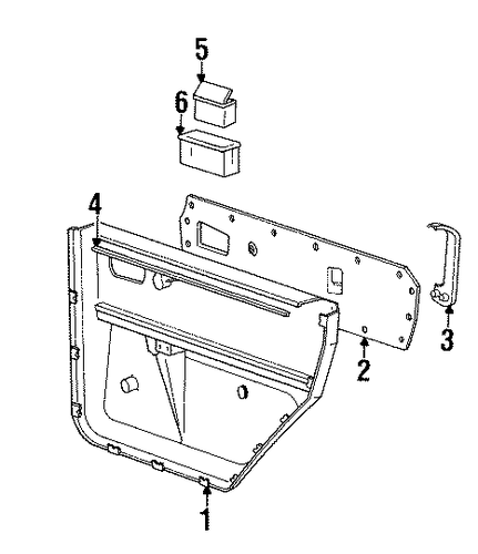 5000 REAR DOOR TRIM