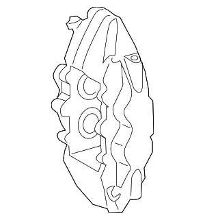 2007-2009 2011 Mercedes-Benz SL65 AMG Caliper 003-420-84-83 2007-2009 2011 Mercedes-Benz SL65 AMG Caliper 003-420-84-83
