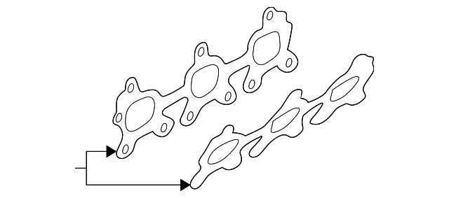 91177418 Деталь MANIFOLD GASKET, LEFT