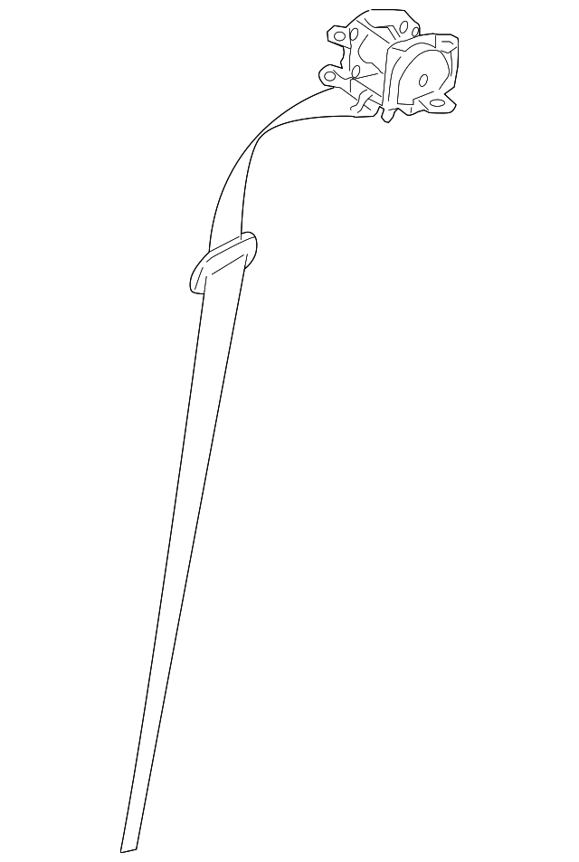 88854-CA001 Деталь BELT & RETRACTOR