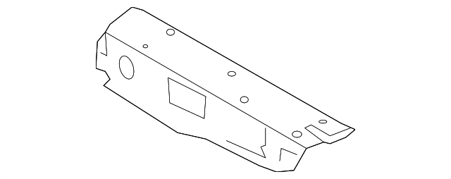 BFD1-53-650 Деталь CROSSMEMBER, LEFT